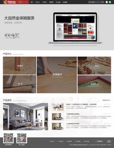 大自然家居旗下金保姆 万户网络设计制作网站